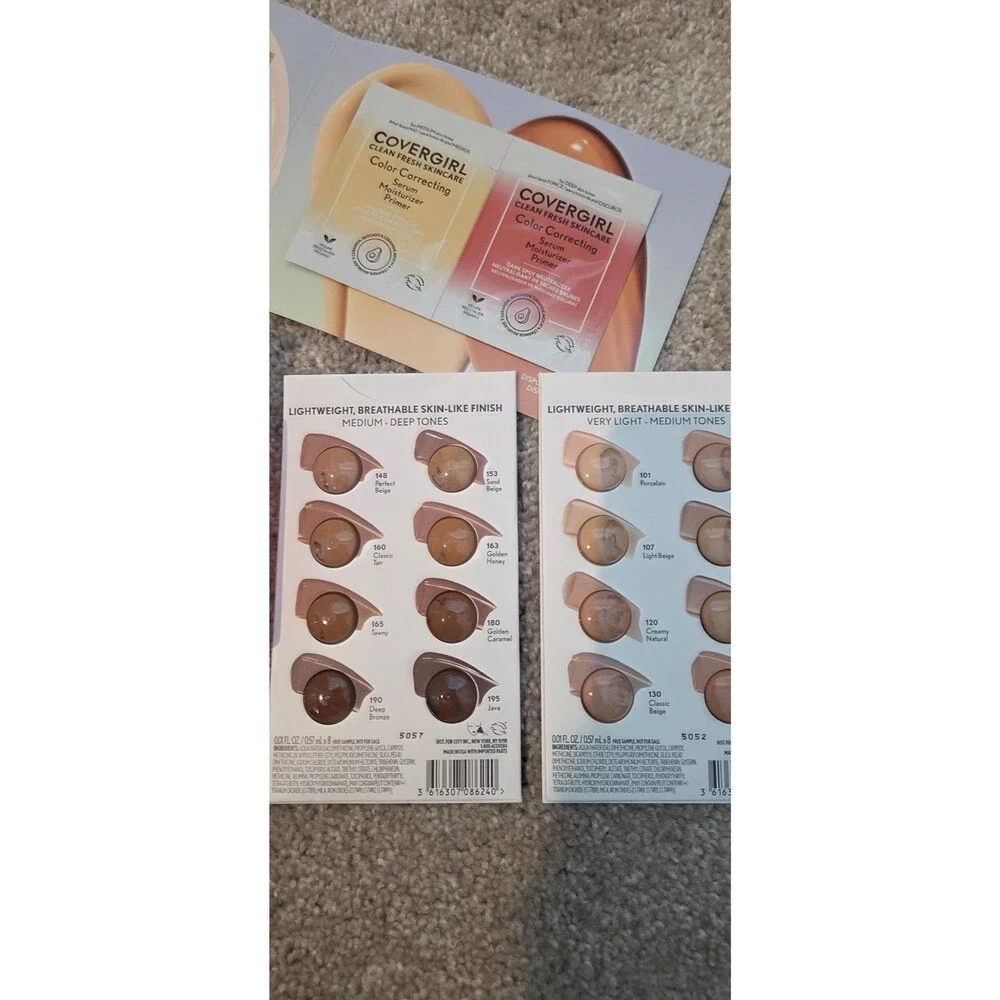 Skincare samples bundle